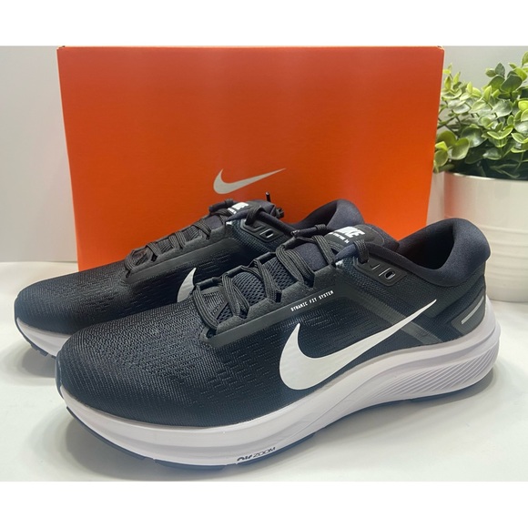 NEW Nike Air Zoom Structure 24 Mens Trainers Mens Running Shoes Black 9-14